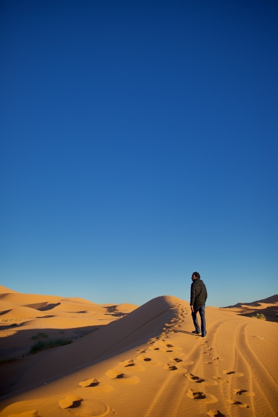Rachid in der Wüste