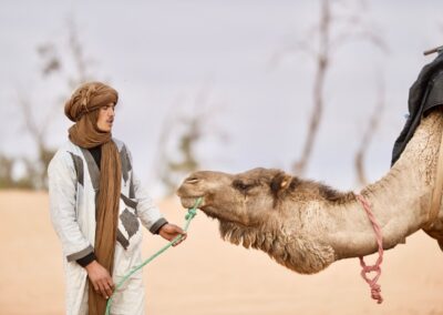 Berber und ein Kamel